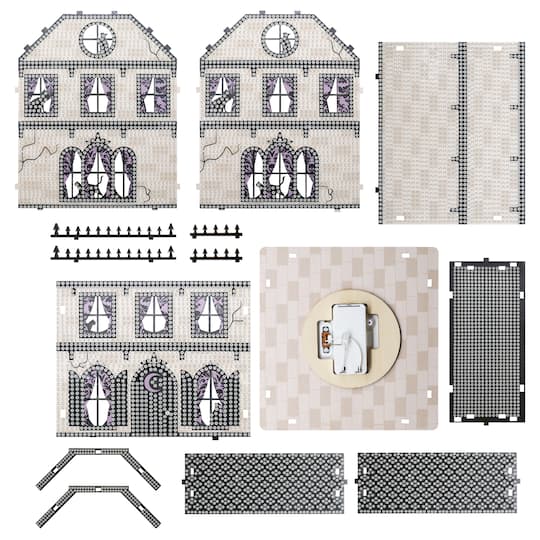 Haunted House 3D LED Diamond Art Kit by Make Market